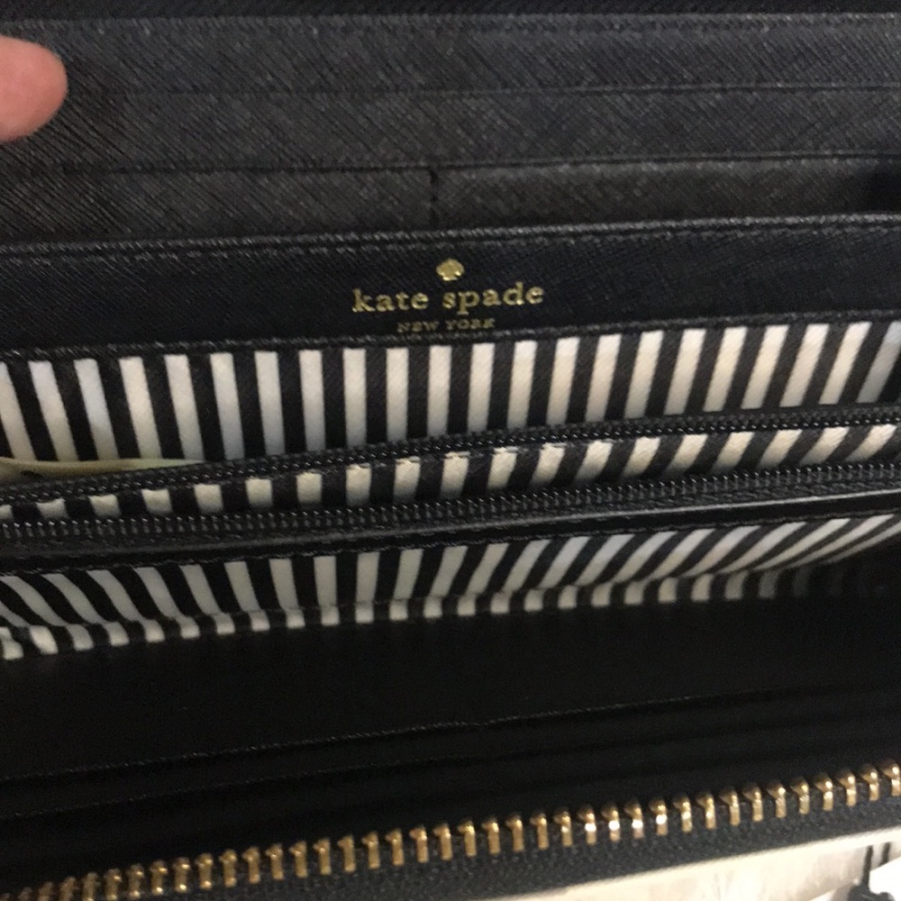 Kate Spade City Map Wallet in White and Yellow - Picture 11 of 12